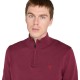 TIMBERLAND</br>Timberland LS Williams River Cotton 1/4 Zip Sweater A2BMX-648 Ανδρικό Πουλόβερ Μπορντώ TIMBERLAND</br>Timberland LS Williams River Cotton 1/4 Zip Sweater A2BMX-648 Ανδρικό Πουλόβερ Μπορντώ