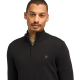 TIMBERLAND</br>Timberland LS Williams River Cotton 1/4 Zip Sweater A2BMX-X65 Ανδρικό Πουλόβερ Μαύρο TIMBERLAND</br>Timberland LS Williams River Cotton 1/4 Zip Sweater A2BMX-X65 Ανδρικό Πουλόβερ Μαύρο