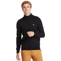 Ανδρική Ζακέτα Μαύρο LS Williams River Cotton YD Full-Zip Sweater A2BMZ-001 Timberland