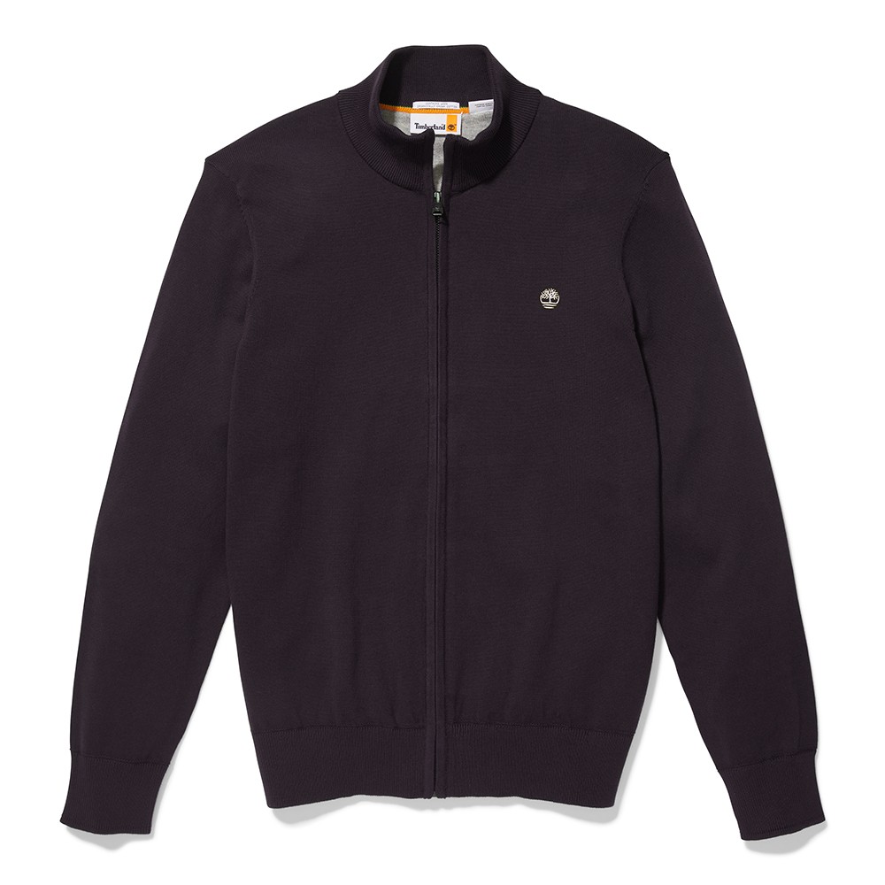 TIMBERLAND</br>Ανδρική Ζακέτα Μαύρο LS Williams River Cotton YD Full-Zip Sweater A2BMZ-001 Timberland TIMBERLAND</br>Ανδρική Ζακέτα Μαύρο LS Williams River Cotton YD Full-Zip Sweater A2BMZ-001 Timberland