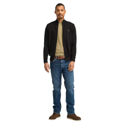 Ανδρική Ζακέτα Μαύρο LS Williams River Cotton YD Full-Zip Sweater A2BMZ-X65 Timberland 