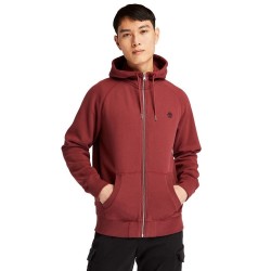 Ανδρική Ζακέτα Φούτερ Μπορντώ Exeter River Full-Zip Hoodie A2BNB-BZ9 Timberland