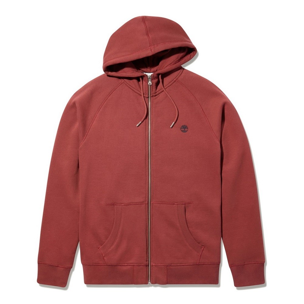 TIMBERLAND</br>Ανδρική Ζακέτα Φούτερ Μπορντώ Exeter River Full-Zip Hoodie A2BNB-BZ9 Timberland TIMBERLAND</br>Ανδρική Ζακέτα Φούτερ Μπορντώ Exeter River Full-Zip Hoodie A2BNB-BZ9 Timberland