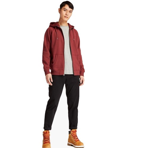Ανδρική Ζακέτα Φούτερ Μπορντώ Exeter River Full-Zip Hoodie A2BNB-BZ9 Timberland Ανδρική Ζακέτα Φούτερ Μπορντώ Exeter River Full-Zip Hoodie A2BNB-BZ9 Timberland