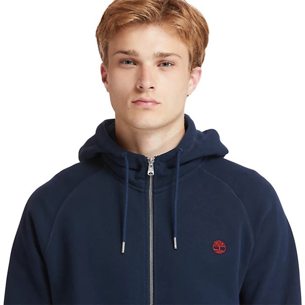 TIMBERLAND</br>Ανδρική Ζακέτα Φούτερ Μπλε Exeter River Full-Zip Hoodie A2BNB-433 Timberland TIMBERLAND</br>Ανδρική Ζακέτα Φούτερ Μπλε Exeter River Full-Zip Hoodie A2BNB-433 Timberland