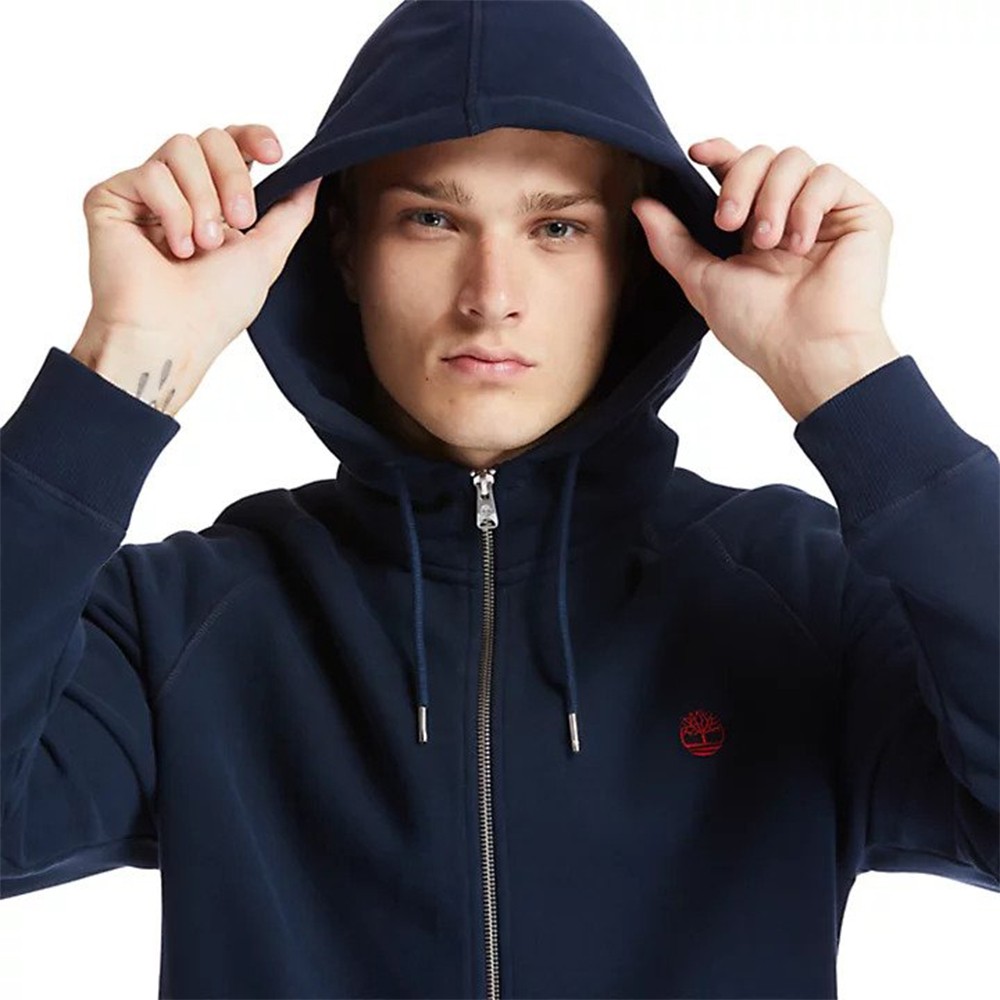 TIMBERLAND</br>Ανδρική Ζακέτα Φούτερ Μπλε Exeter River Full-Zip Hoodie A2BNB-433 Timberland TIMBERLAND</br>Ανδρική Ζακέτα Φούτερ Μπλε Exeter River Full-Zip Hoodie A2BNB-433 Timberland