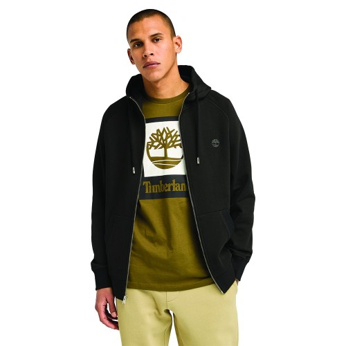 Ανδρική Ζακέτα Φούτερ Μαύρο Exeter River Full-Zip Hoodie A2BNB-X65 Timberland