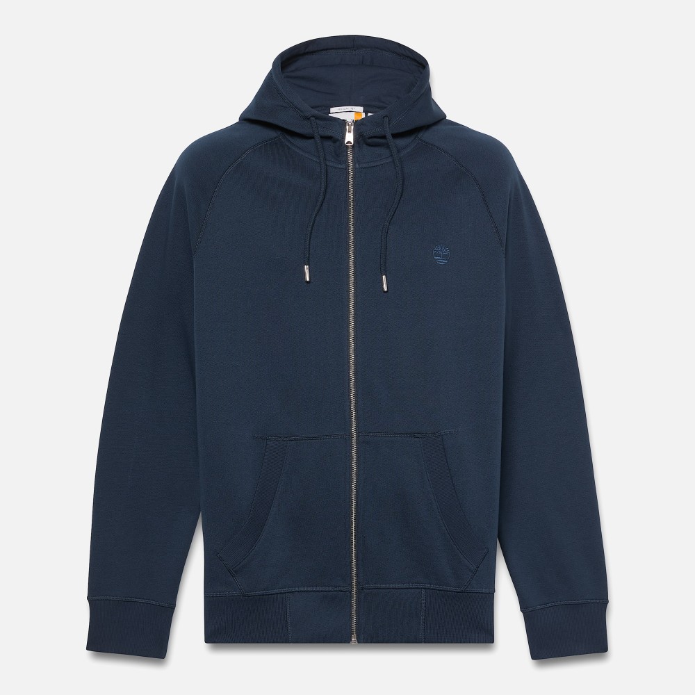 TIMBERLAND</br>Ανδρική Ζακέτα Φούτερ Μπλε Exeter River Full-Zip Hoodie A2BNB-Z02 Timberland TIMBERLAND</br>Ανδρική Ζακέτα Φούτερ Μπλε Exeter River Full-Zip Hoodie A2BNB-Z02 Timberland