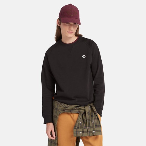 Ανδρικό Φούτερ Μαύρο LS Exeter River Basic Crewneck Sweatshirt A2BNK-001 Timberland