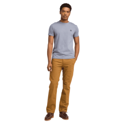 Ανδρικό T-shirt Γκρι SS Dunstan River Crew Slim Tee A2BPR-073 Timberland