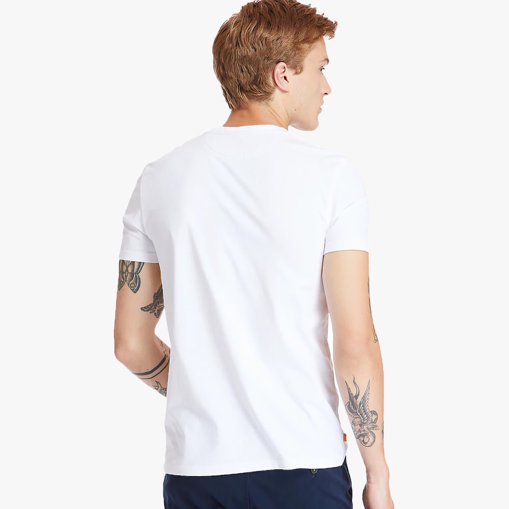 TIMBERLAND</br>Ανδρικό T-shirt Λευκό SS Dunstan River Crew Slim Tee A2BPR-100 Timberland TIMBERLAND</br>Ανδρικό T-shirt Λευκό SS Dunstan River Crew Slim Tee A2BPR-100 Timberland