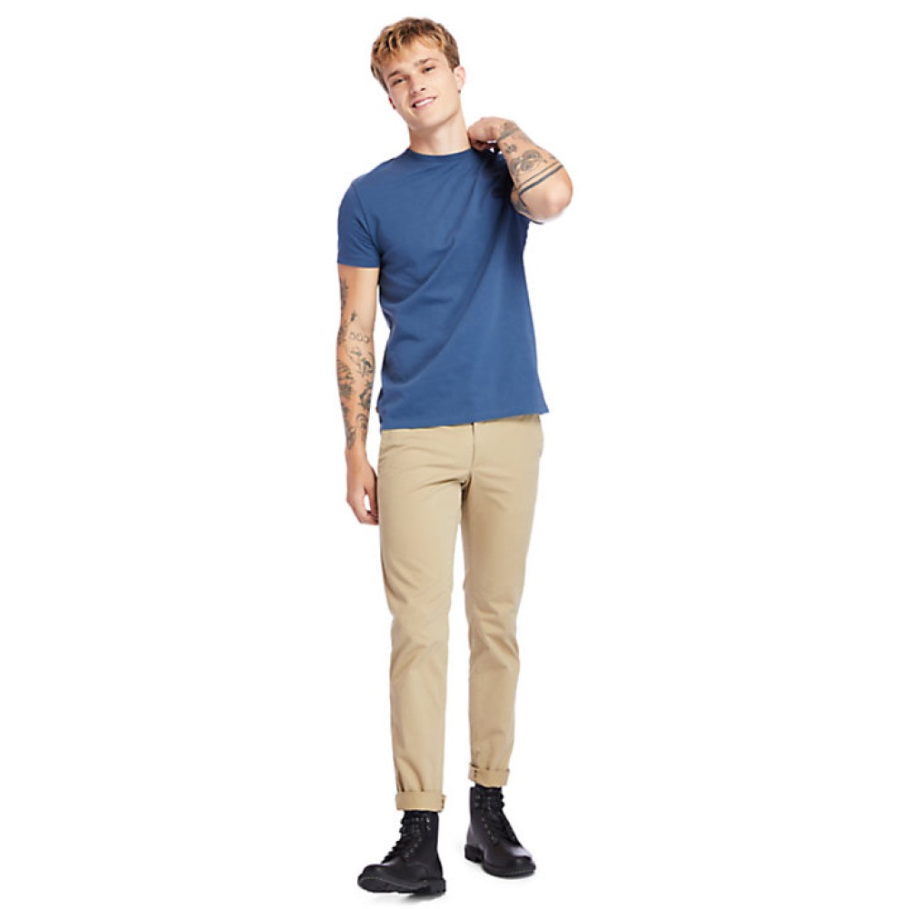 TIMBERLAND</br>Ανδρικό T-shirt Ραφ SS Dunstan River Crew Slim Tee A2BPR-288 Timberland TIMBERLAND</br>Ανδρικό T-shirt Ραφ SS Dunstan River Crew Slim Tee A2BPR-288 Timberland
