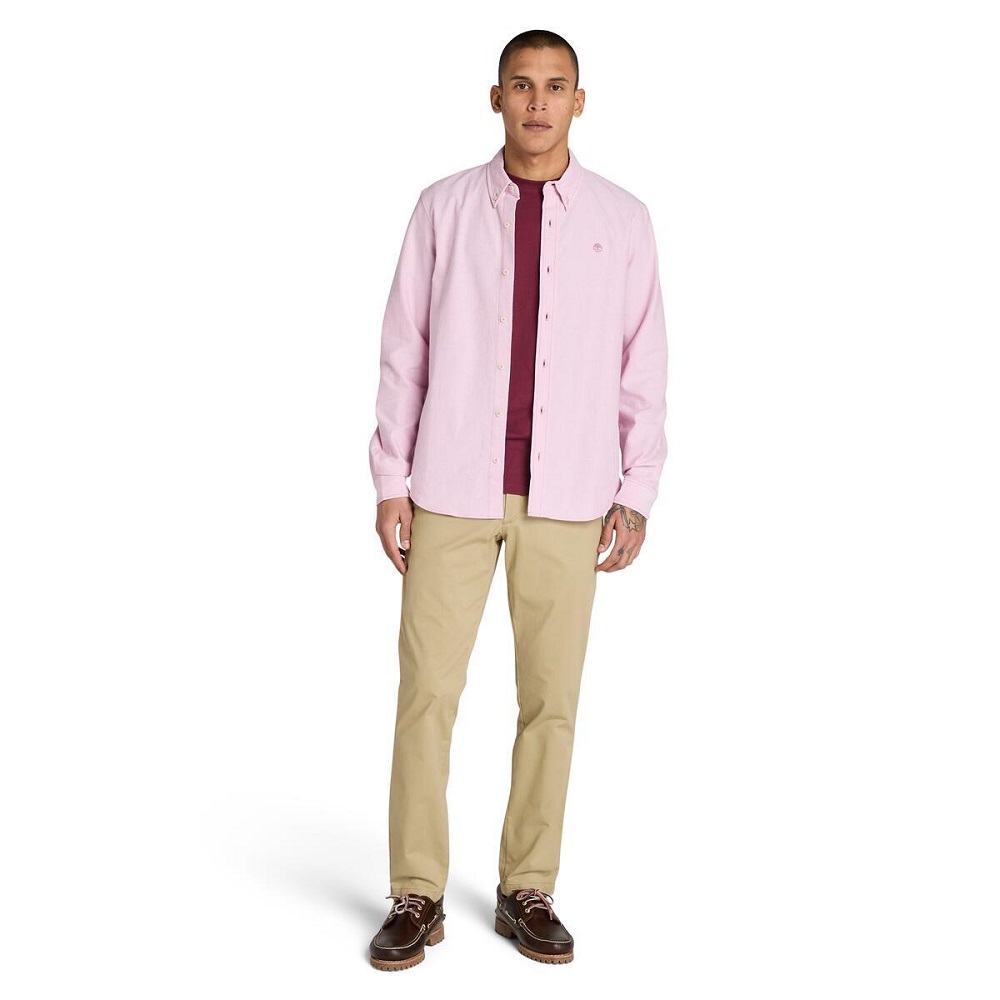 TIMBERLAND</br>Timberland SS Dunstan River Crew Slim Tee A2BPR-648 Ανδρικό T-shirt Μπορντώ TIMBERLAND</br>Timberland SS Dunstan River Crew Slim Tee A2BPR-648 Ανδρικό T-shirt Μπορντώ
