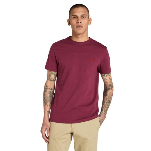 Timberland SS Dunstan River Crew Slim Tee A2BPR-648 Ανδρικό T-shirt Μπορντώ Timberland SS Dunstan River Crew Slim Tee A2BPR-648 Ανδρικό T-shirt Μπορντώ