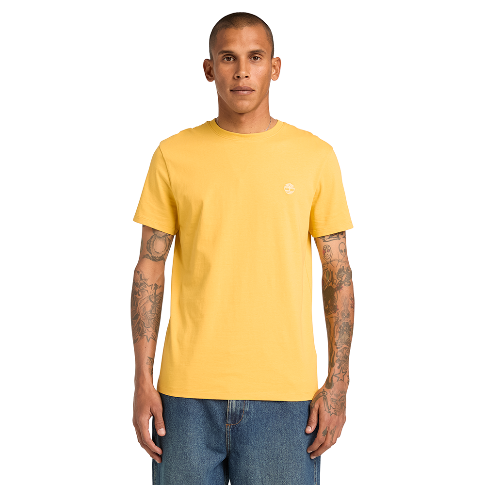 TIMBERLAND</br>Timberland SS Dunstan River Crew Slim Tee A2BPR-714 Ανδρικό T-shirt Κίτρινο