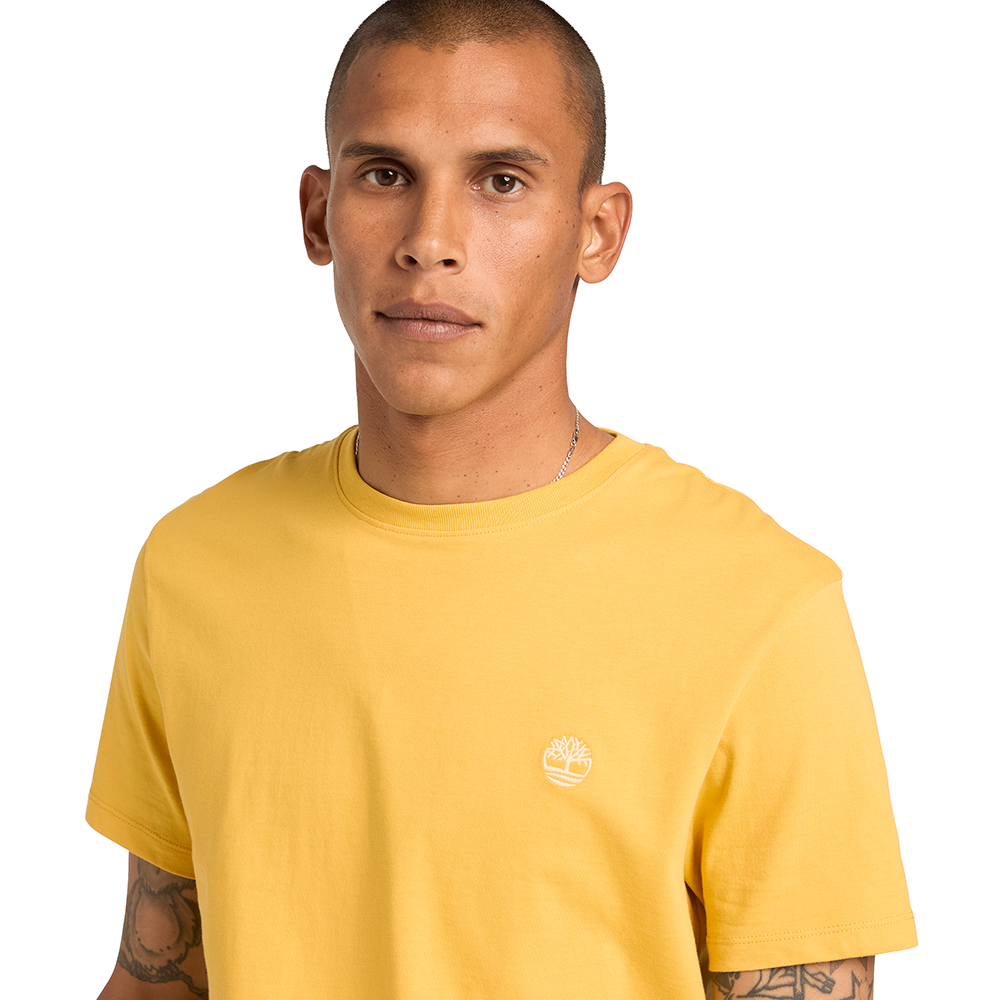 TIMBERLAND</br>Timberland SS Dunstan River Crew Slim Tee A2BPR-714 Ανδρικό T-shirt Κίτρινο