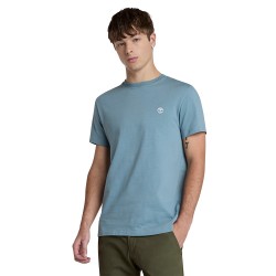 Ανδρικό T-shirt Γαλάζιο SS Dunstan River Crew Slim Tee A2BPR-758 Timberland