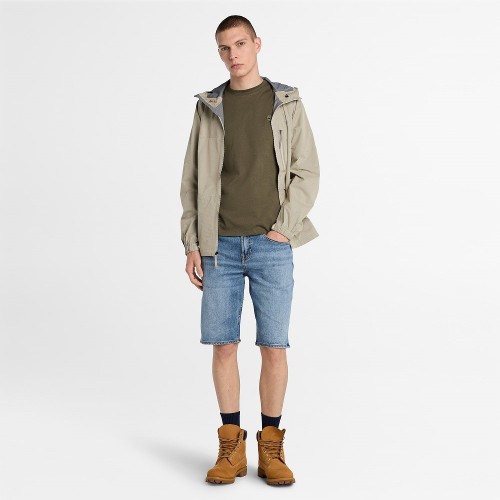 Ανδρικό T-shirt Χακί SS Dunstan River Crew Slim Tee A2BPR-AR5 Timberland