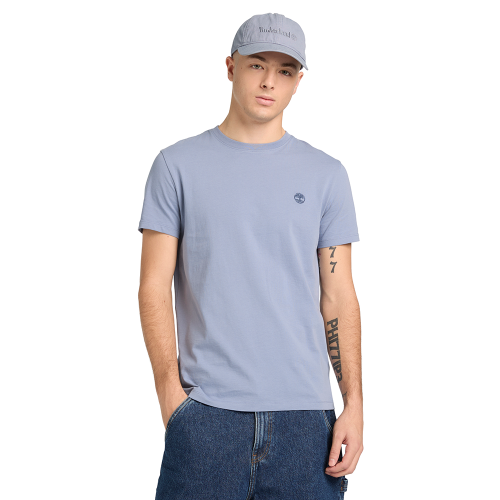 Timberland SS Dunstan River Crew Slim Tee A2BPR-B88 Ανδρικό T-shirt Γαλάζιο