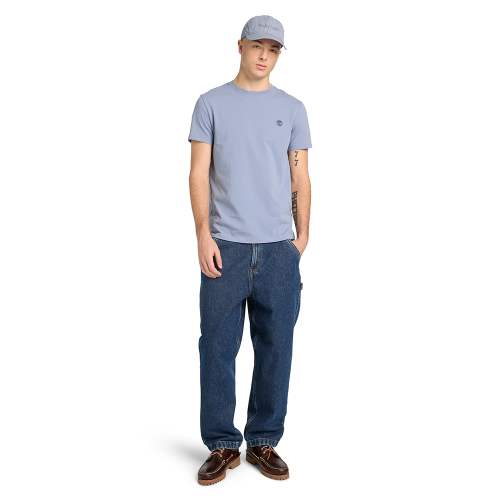 Timberland SS Dunstan River Crew Slim Tee A2BPR-B88 Ανδρικό T-shirt Γαλάζιο