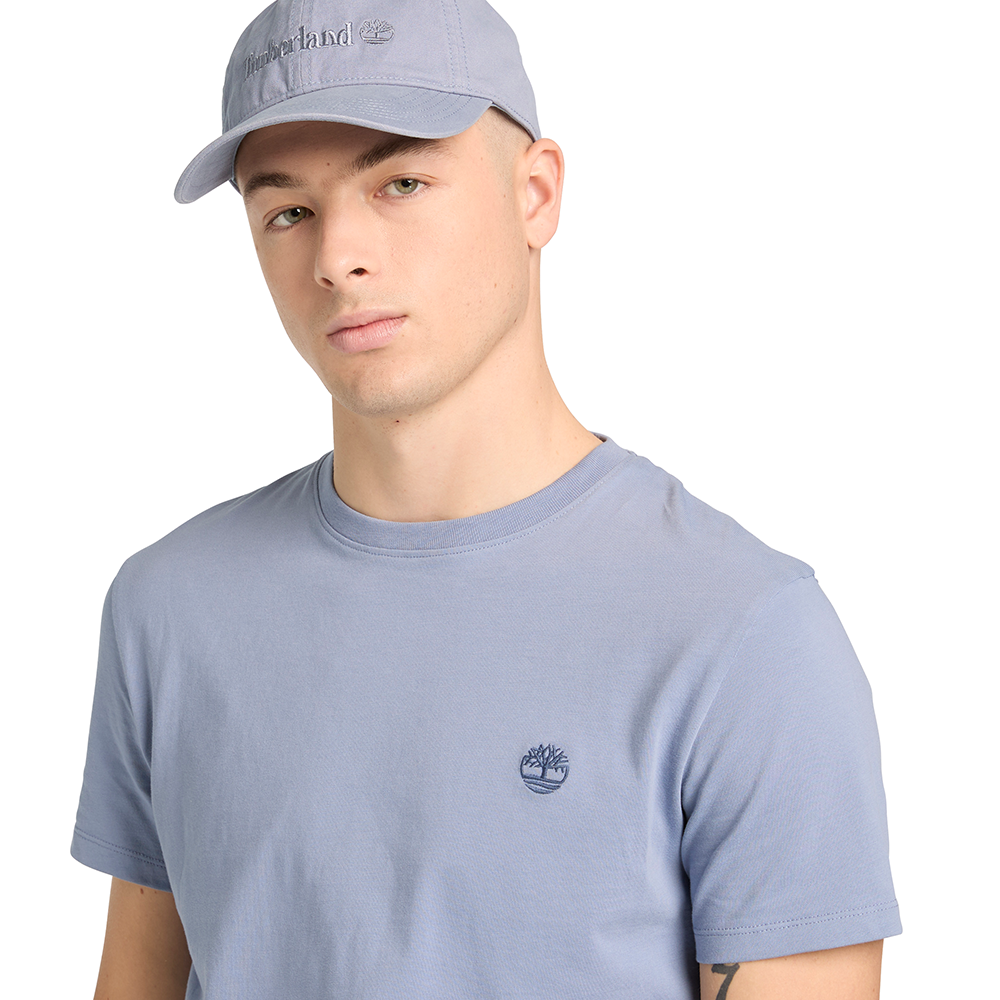 TIMBERLAND</br>Timberland SS Dunstan River Crew Slim Tee A2BPR-B88 Ανδρικό T-shirt Γαλάζιο