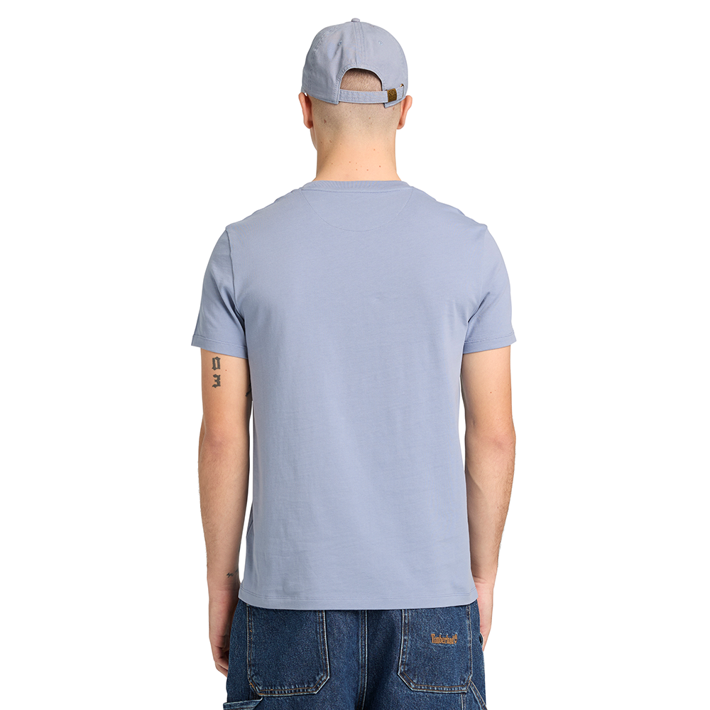 TIMBERLAND</br>Timberland SS Dunstan River Crew Slim Tee A2BPR-B88 Ανδρικό T-shirt Γαλάζιο