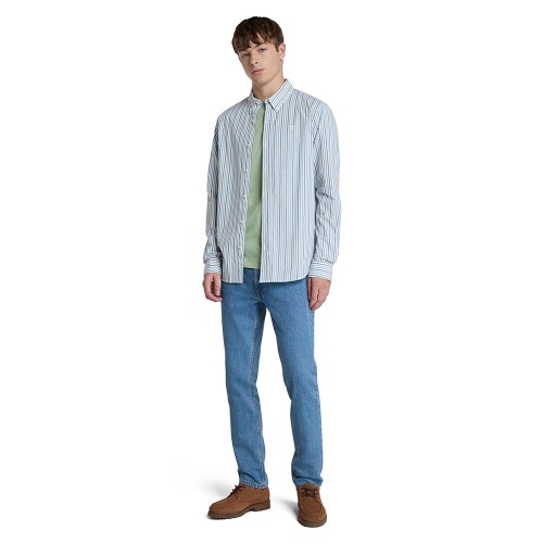 Ανδρικό T-shirt Βεραμάν SS Dunstan River Crew Slim Tee A2BPR-EC6 Timberland Ανδρικό T-shirt Βεραμάν SS Dunstan River Crew Slim Tee A2BPR-EC6 Timberland