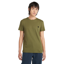 Ανδρικό T-shirt Λαδί SS Dunstan River Crew Slim Tee A2BPR-EG5 Timberland