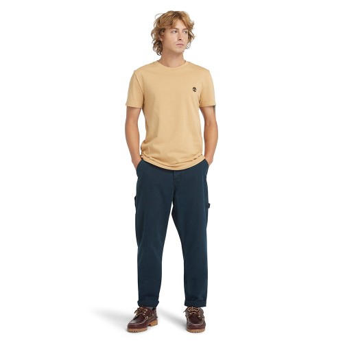 Ανδρικό T-shirt Μπεζ SS Dunstan River Crew Slim Tee A2BPR-EH3 Timberland