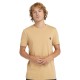 TIMBERLAND</br>Ανδρικό T-shirt Μπεζ SS Dunstan River Crew Slim Tee A2BPR-EH3 Timberland