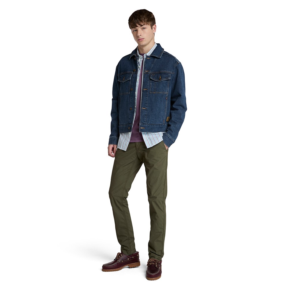 TIMBERLAND</br>Ανδρικό T-shirt Μωβ SS Dunstan River Crew Slim Tee A2BPR-ENX Timberland TIMBERLAND</br>Ανδρικό T-shirt Μωβ SS Dunstan River Crew Slim Tee A2BPR-ENX Timberland