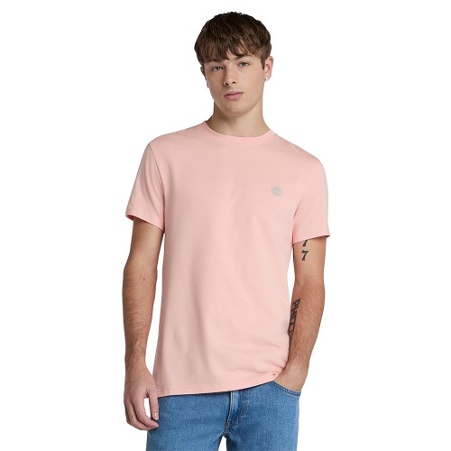 Ανδρικό T-shirt Σομόν SS Dunstan River Crew Slim Tee A2BPR-ERV Timberland Ανδρικό T-shirt Σομόν SS Dunstan River Crew Slim Tee A2BPR-ERV Timberland
