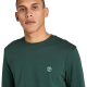 TIMBERLAND</br>Timberland LS Dunstan River Crew Slim Tee A2BQ3-317 Ανδρικό T-shirt Πράσινο TIMBERLAND</br>Timberland LS Dunstan River Crew Slim Tee A2BQ3-317 Ανδρικό T-shirt Πράσινο