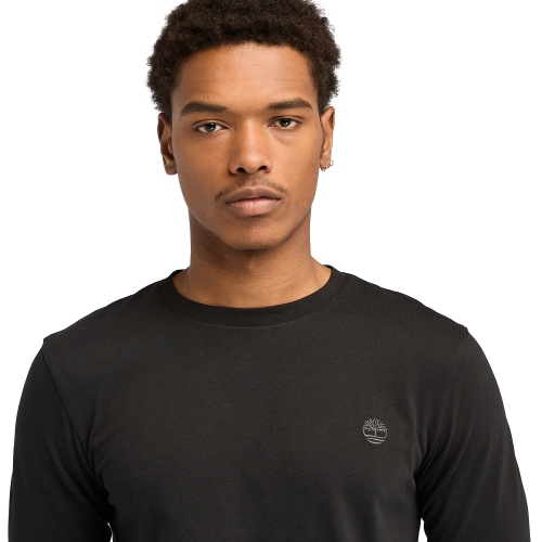 Timberland LS Dunstan River Crew Slim Tee A2BQ3-X65 Ανδρικό T-shirt Μαύρο  Timberland LS Dunstan River Crew Slim Tee A2BQ3-X65 Ανδρικό T-shirt Μαύρο