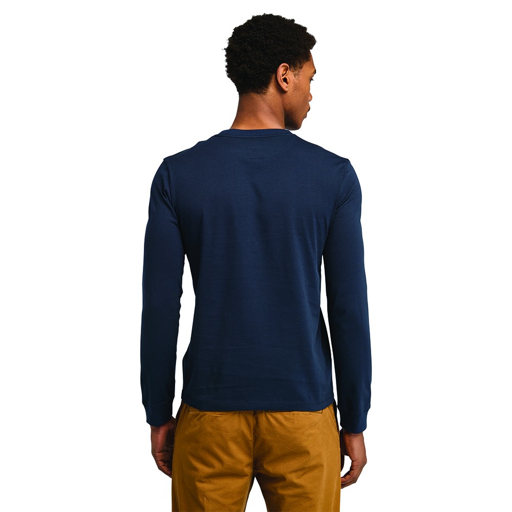 TIMBERLAND</br>Ανδρικό T-shirt Μπλε LS Dunstan River Crew Slim Tee A2BQ3-Z02 Timberland TIMBERLAND</br>Ανδρικό T-shirt Μπλε LS Dunstan River Crew Slim Tee A2BQ3-Z02 Timberland