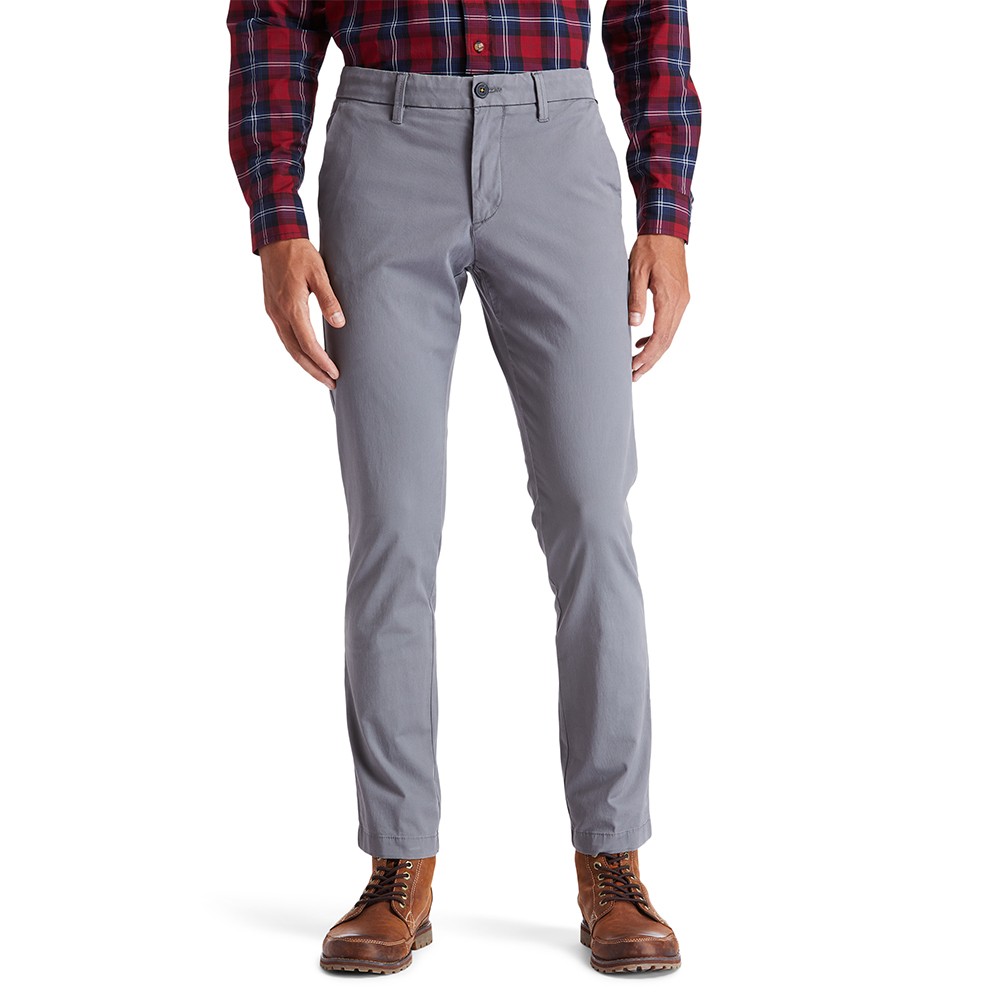 TIMBERLAND</br>Ανδρικό Παντελόνι Γκρι Sargent Lake Stretch Twill Chino Pant A2BYY-033 Timberland TIMBERLAND</br>Ανδρικό Παντελόνι Γκρι Sargent Lake Stretch Twill Chino Pant A2BYY-033 Timberland