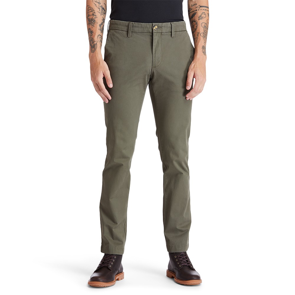 TIMBERLAND</br>Ανδρικό Παντελόνι Χακί Sargent Lake Stretch Twill Chino Pant A2BYY-Α58 Timberland TIMBERLAND</br>Ανδρικό Παντελόνι Χακί Sargent Lake Stretch Twill Chino Pant A2BYY-Α58 Timberland
