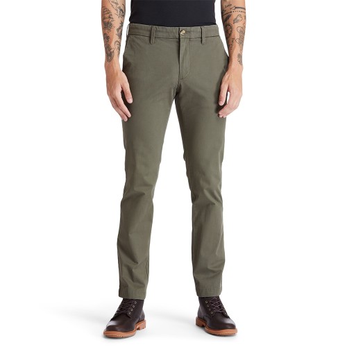 Timberland Sargent Lake Stretch Twill Chino Pant Slim A2BYY-Α58 Ανδρικό Παντελόνι Χακί Timberland Sargent Lake Stretch Twill Chino Pant Slim A2BYY-Α58 Ανδρικό Παντελόνι Χακί