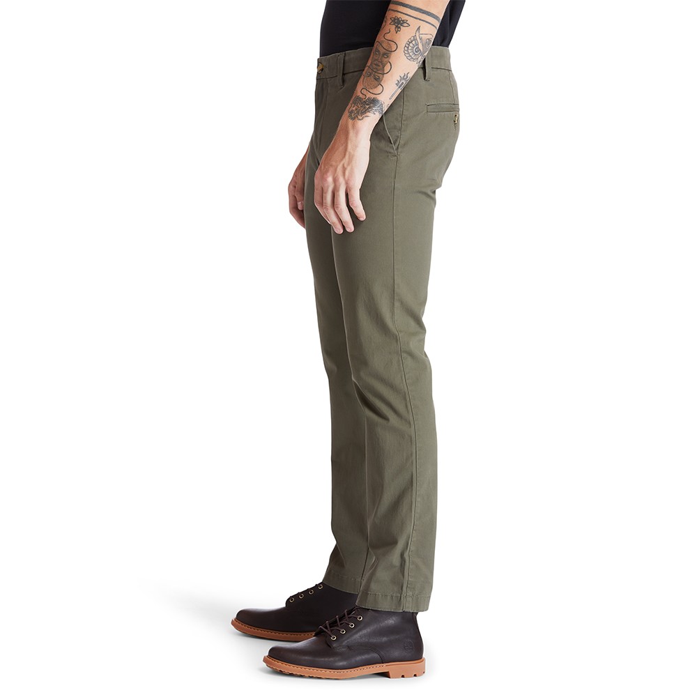 TIMBERLAND</br>Ανδρικό Παντελόνι Χακί Sargent Lake Stretch Twill Chino Pant A2BYY-Α58 Timberland TIMBERLAND</br>Ανδρικό Παντελόνι Χακί Sargent Lake Stretch Twill Chino Pant A2BYY-Α58 Timberland