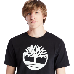 Ανδρικό T-shirt Μαύρο SS Kennebec Tree Logo Tee A2C2R-001
