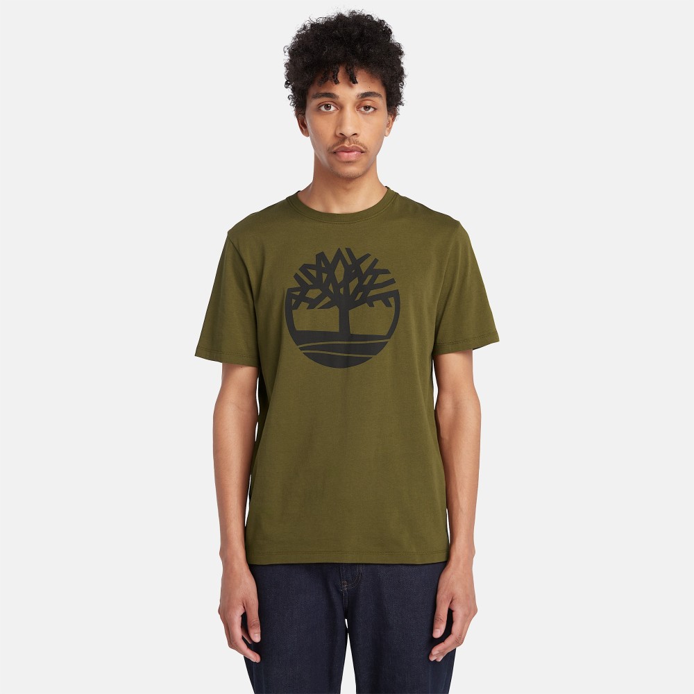 TIMBERLAND</br>Ανδρικό T-shirt Χακί SS Kennebec Tree Logo Regular Tee A2C2R-302 Timberland TIMBERLAND</br>Ανδρικό T-shirt Χακί SS Kennebec Tree Logo Regular Tee A2C2R-302 Timberland