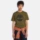 TIMBERLAND</br>Ανδρικό T-shirt Χακί SS Kennebec Tree Logo Regular Tee A2C2R-302 Timberland TIMBERLAND</br>Ανδρικό T-shirt Χακί SS Kennebec Tree Logo Regular Tee A2C2R-302 Timberland