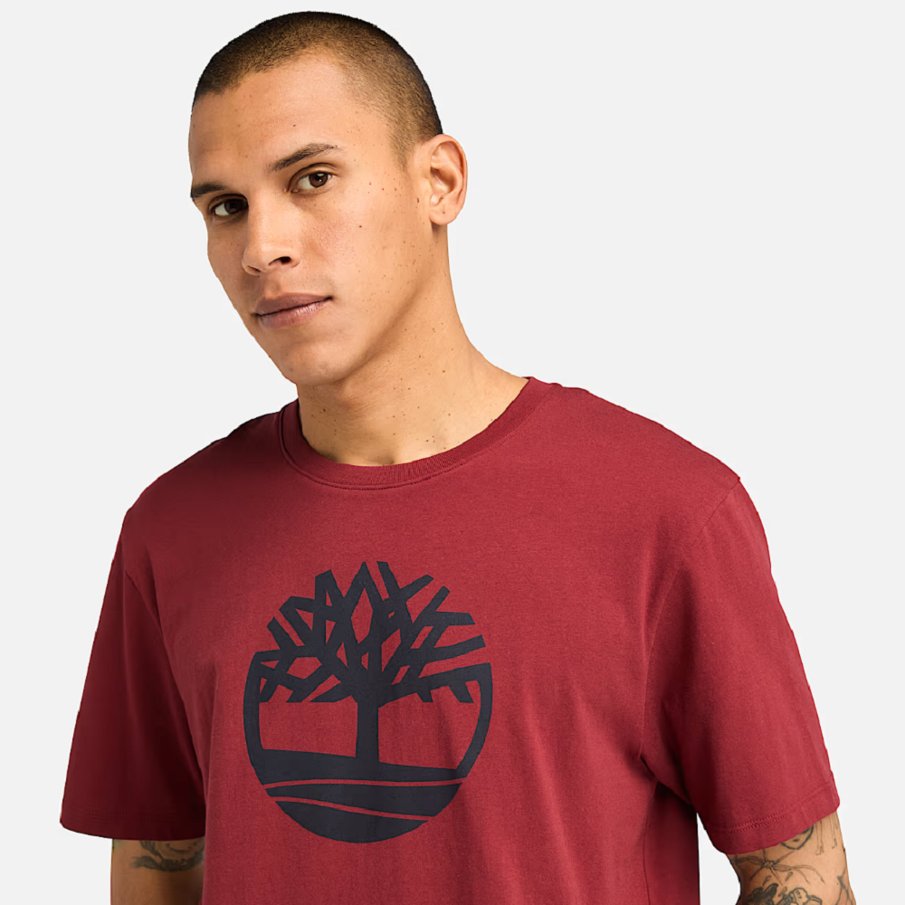 TIMBERLAND</br>Ανδρικό T-shirt Μπορντώ SS Kennebec Tree Logo Regular Tee A2C2R-600 Timberland TIMBERLAND</br>Ανδρικό T-shirt Μπορντώ SS Kennebec Tree Logo Regular Tee A2C2R-600 Timberland