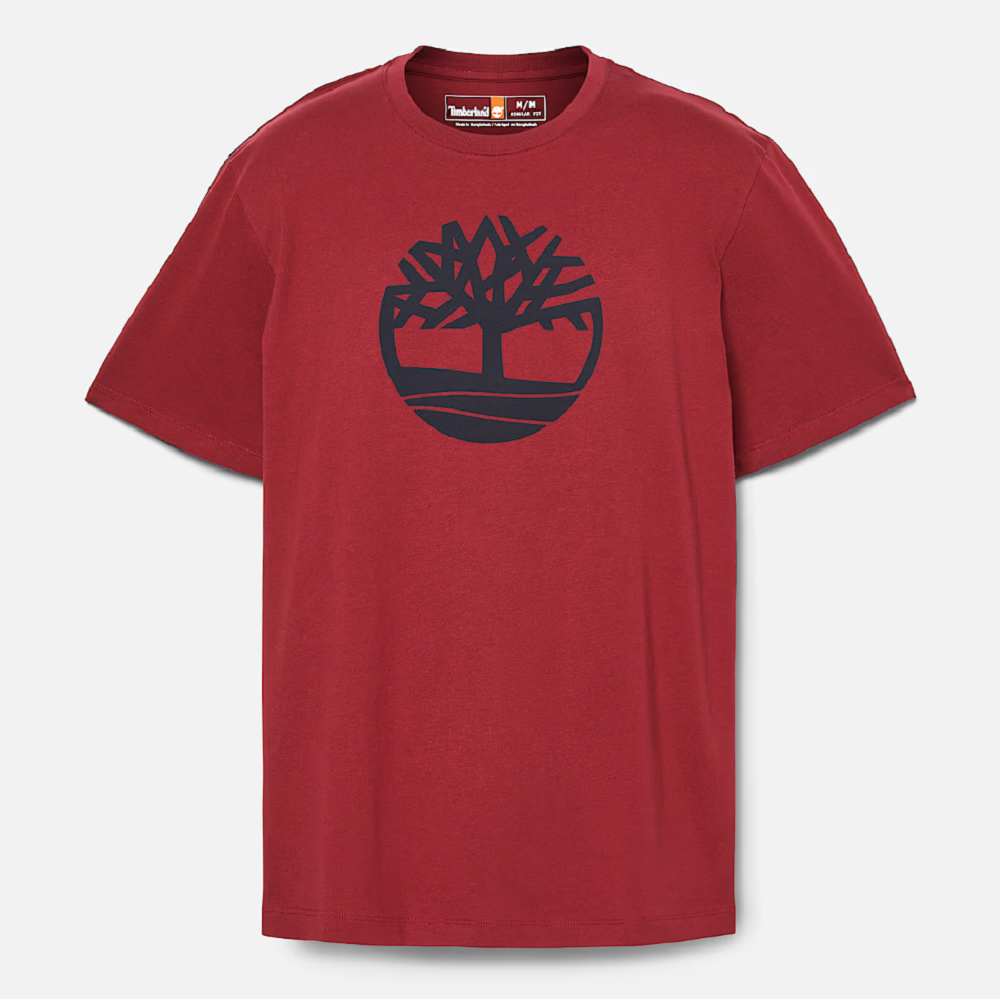 TIMBERLAND</br>Ανδρικό T-shirt Μπορντώ SS Kennebec Tree Logo Regular Tee A2C2R-600 Timberland TIMBERLAND</br>Ανδρικό T-shirt Μπορντώ SS Kennebec Tree Logo Regular Tee A2C2R-600 Timberland