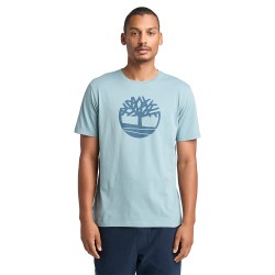 Ανδρικό T-shirt Πετρόλ SS Kennebec Tree Logo Regular Tee A2C2R-758 Timberland
