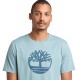 TIMBERLAND</br>Ανδρικό T-shirt Πετρόλ SS Kennebec Tree Logo Regular Tee A2C2R-758 Timberland TIMBERLAND</br>Ανδρικό T-shirt Πετρόλ SS Kennebec Tree Logo Regular Tee A2C2R-758 Timberland