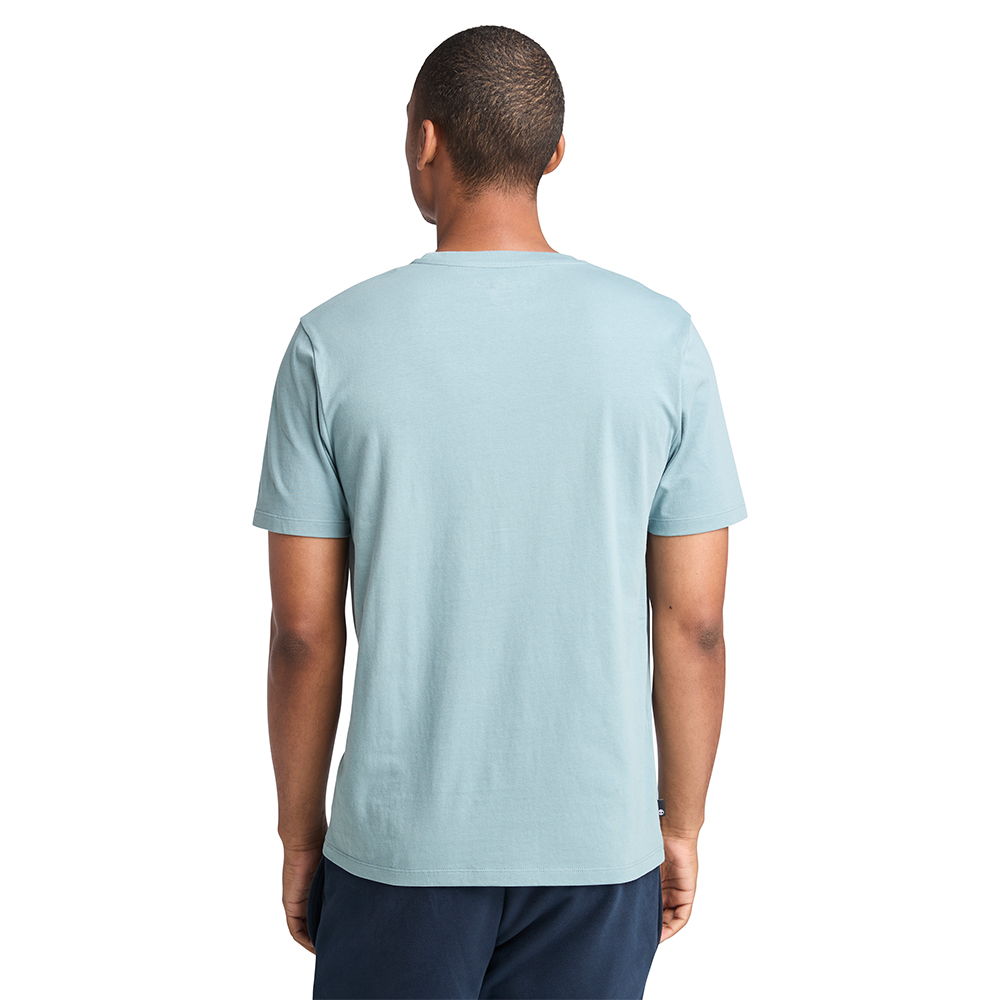 TIMBERLAND</br>Ανδρικό T-shirt Πετρόλ SS Kennebec Tree Logo Regular Tee A2C2R-758 Timberland TIMBERLAND</br>Ανδρικό T-shirt Πετρόλ SS Kennebec Tree Logo Regular Tee A2C2R-758 Timberland