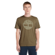 TIMBERLAND</br>Timberland SS Kennebec Tree Logo Regular Tee A2C2R-A58 Ανδρικό T-shirt Χακί TIMBERLAND</br>Timberland SS Kennebec Tree Logo Regular Tee A2C2R-A58 Ανδρικό T-shirt Χακί