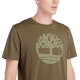 TIMBERLAND</br>Timberland SS Kennebec Tree Logo Regular Tee A2C2R-A58 Ανδρικό T-shirt Χακί TIMBERLAND</br>Timberland SS Kennebec Tree Logo Regular Tee A2C2R-A58 Ανδρικό T-shirt Χακί