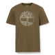 TIMBERLAND</br>Timberland SS Kennebec Tree Logo Regular Tee A2C2R-A58 Ανδρικό T-shirt Χακί TIMBERLAND</br>Timberland SS Kennebec Tree Logo Regular Tee A2C2R-A58 Ανδρικό T-shirt Χακί